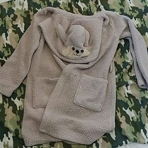 Girls hooded bathrobe